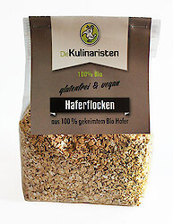 Gekeimte, glutenfreie Haferflocken auch bei Zöliakie